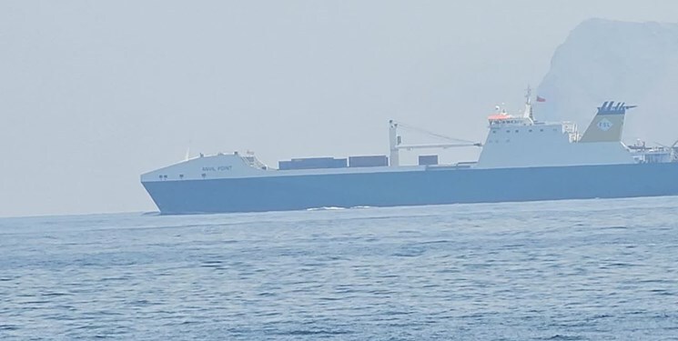 تصاویر رصد ناو آمریکایی «پل همیلتون» از سوی نیروی دریایی سپاه منتشر شد