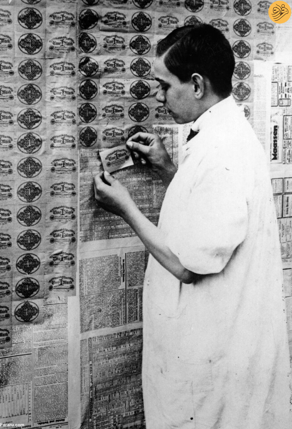 تصاویری عجیب از ابرتورم آلمان؛ یک قرص نان به قیمت هزار میلیارد مارک!