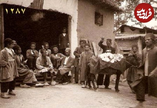 ۳ عکس دیده نشده تاریخی از فروشندگان دوره گرد؛ ۱۱۵ سال قبل