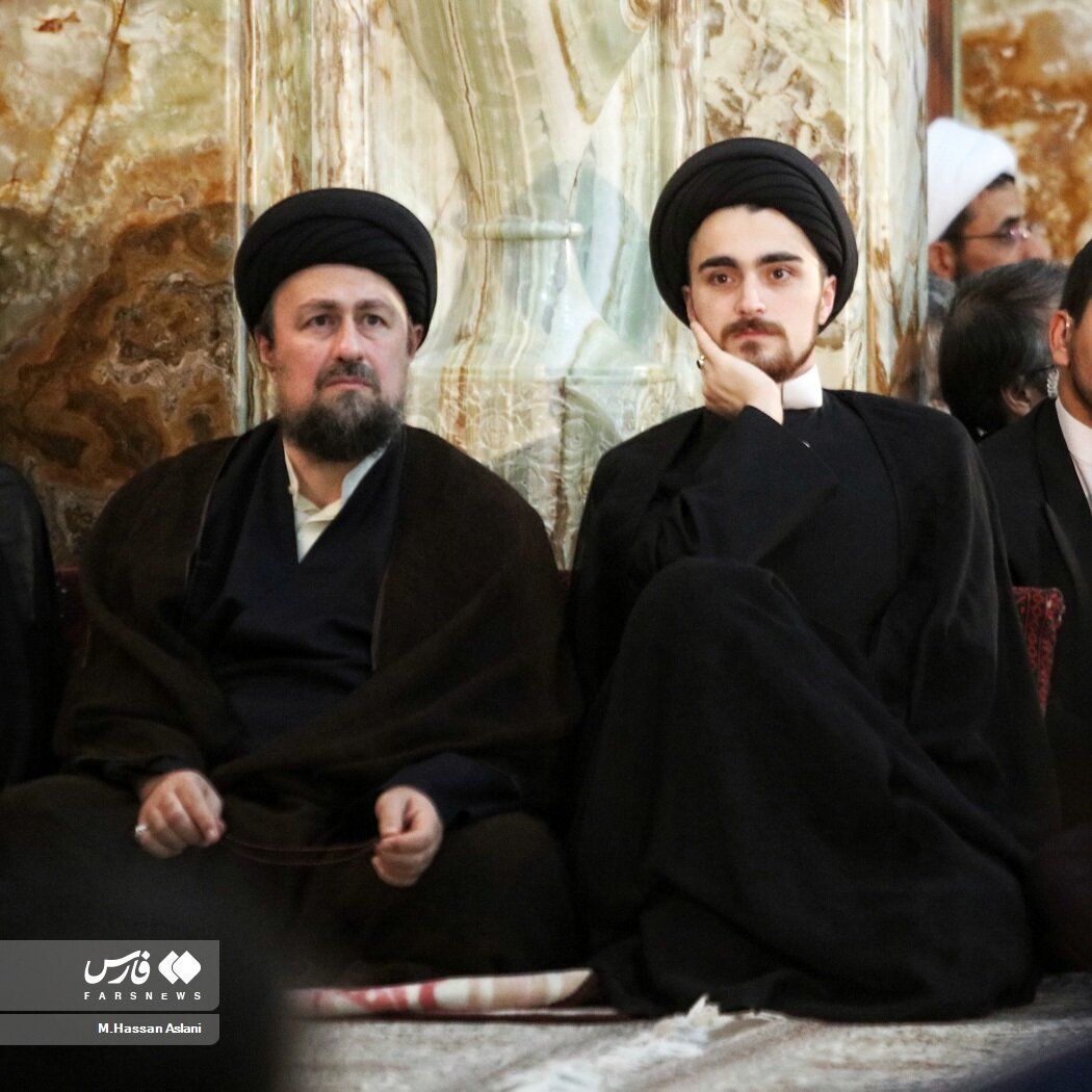 سیدحسن خمینی و فرزندش