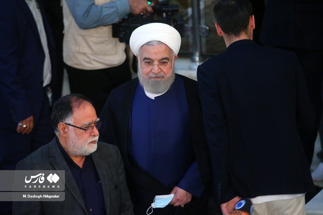 (عکس) حضور حسن روحانی در مراسم سالگرد ارتحال امام خمینی