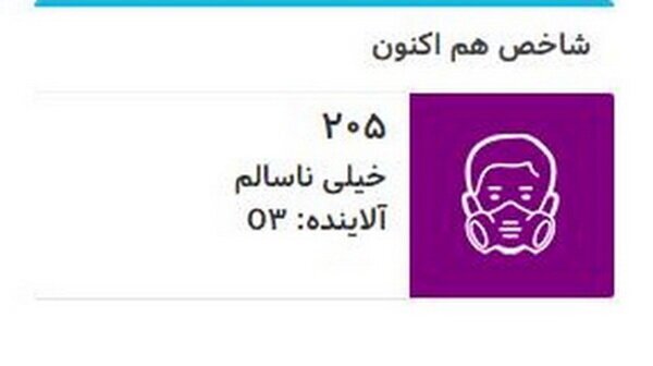 هوای تهران در وضعیت «خیلی ناسالم»