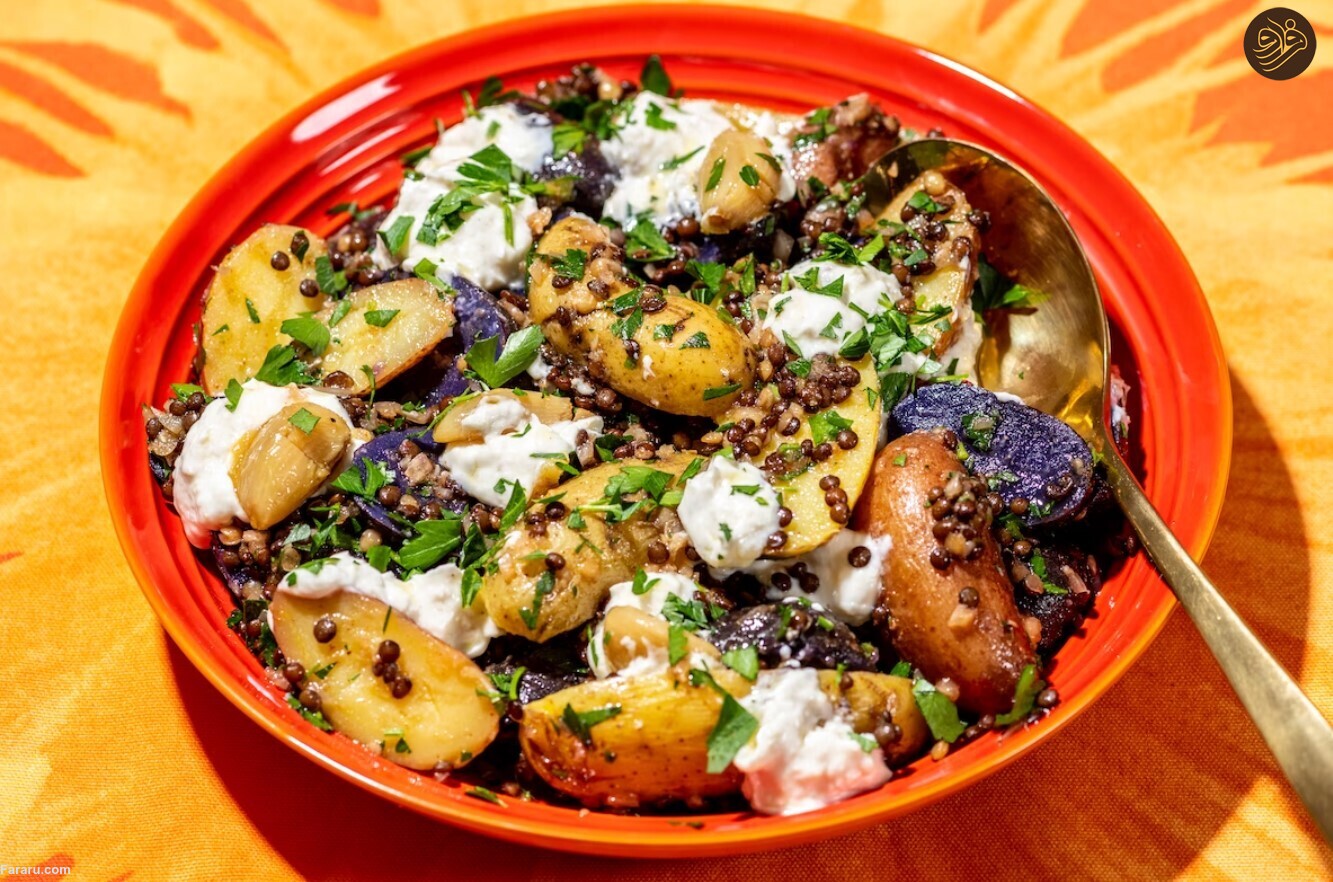 4 دستورالعمل برای درست کردن سالاد سیب زمینی/ 4 دستور پخت سالاد سیب زمینی