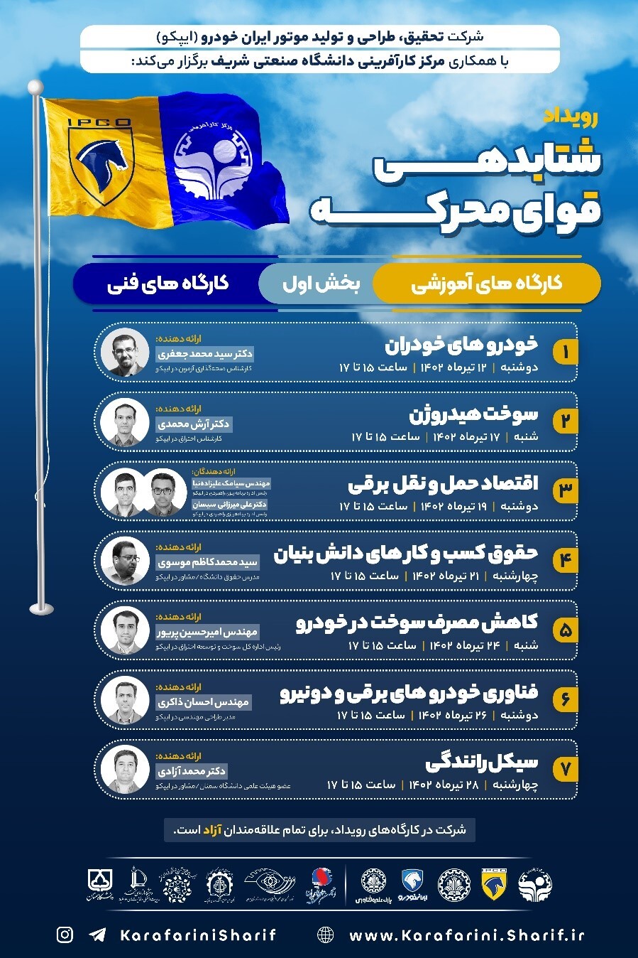 رویداد شتابدهی قوای محرکه (همکاری مرکز کارآفرینی شریف با شرکت ایپکو)