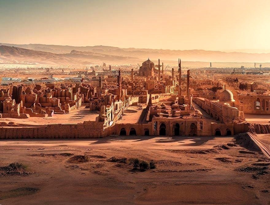 تبریز ۵۰۰ سال قبل از نگاه هوش مصنوعی