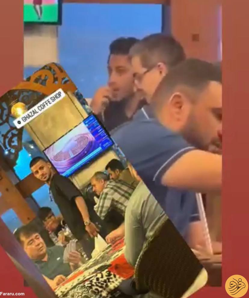 (تصویر) جنجال عکس مهدی قایدی در رستوان اماراتی