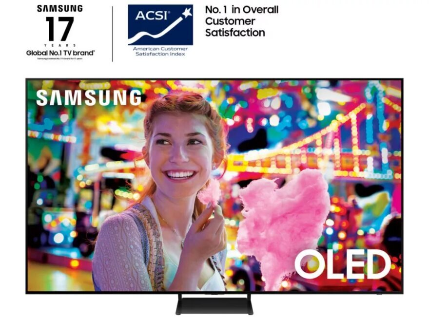 (عکس) رونمایی از بزرگ‌ترین تلویزیون OLED سامسونگ با پنل ال‌جی