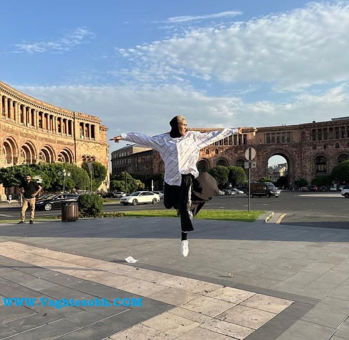 (تصویر) الهه منصوریان پا جای پای بروس لی گذاشت!
