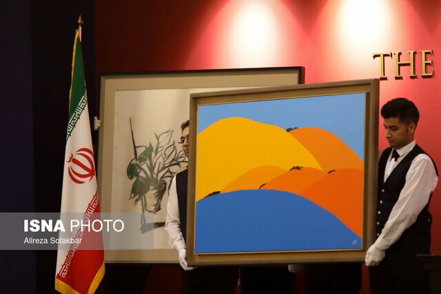 اثر سهراب سپهری گران‌ترین اثر حراج تهران شد؛ مجموع فروش بیش از ۲۲۱ میلیارد تومان