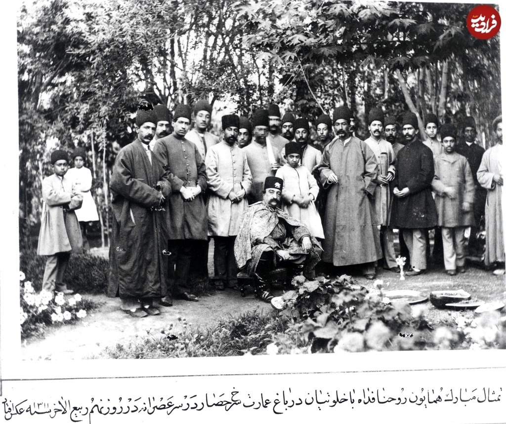 (تصویر) از عصرانه‌خوری همایونی تا گوساله‌ای که به حضور شاه آمد