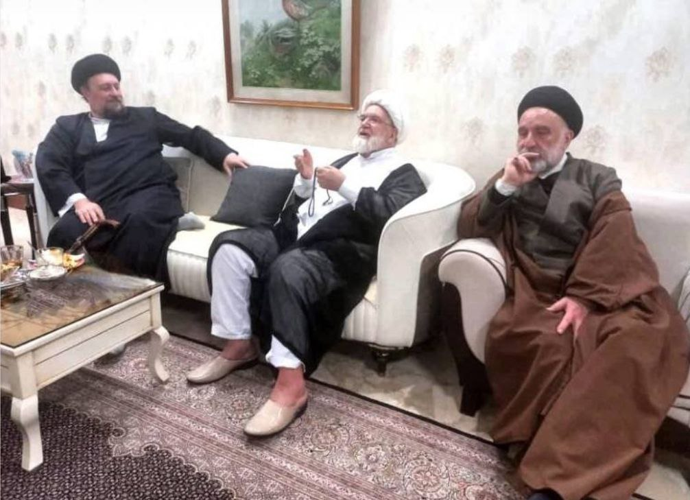 (تصاویر) سید حسن خمینی به دیدار مهدی کروبی رفت