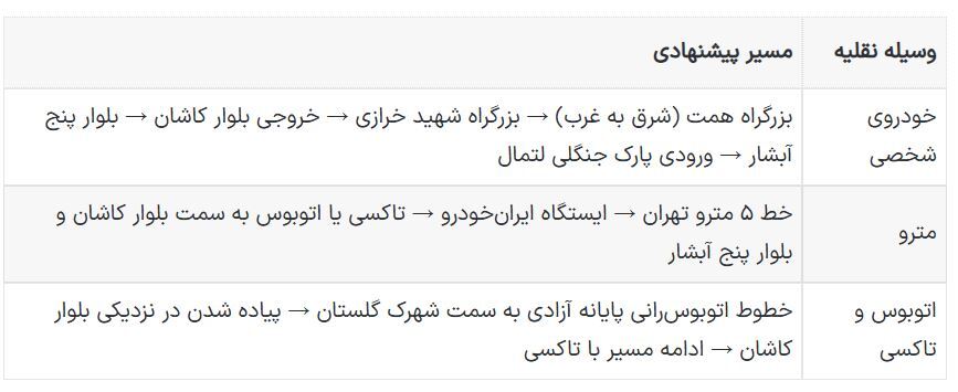 پارک جنگلی لتمال تهران؛ مقصدی بکر برای فرار از شلوغی شهر