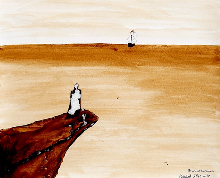 مردی آزاد، اما در هم شکسته؛ روایت زندانی نقاش از بازداشتگاه گوانتانامو