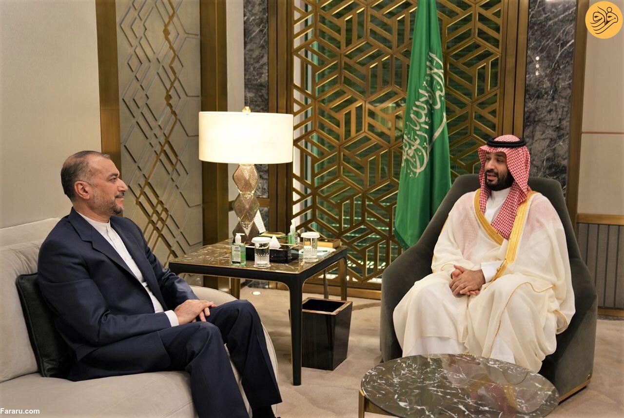 (عکس) امیرعبداللهیان با محمد بن سلمان دیدار کرد