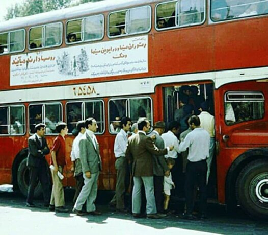 (عکس) ورود اتوبوس‌های دو طبقه به خیابان‌های تهران