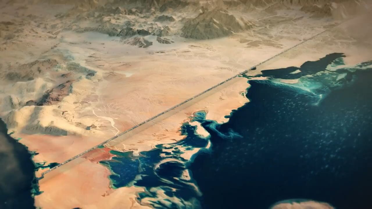 (عکس) شهر خطی، تاج جواهر برنامه بن‌سلمان برای عربستان