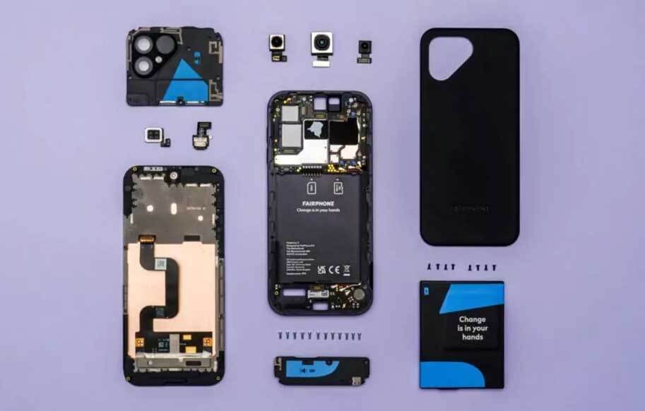 (تصویر) معرفی گوشی Fairphone 5 با ۱۰ سال پشتیبانی نرم‌افزاری