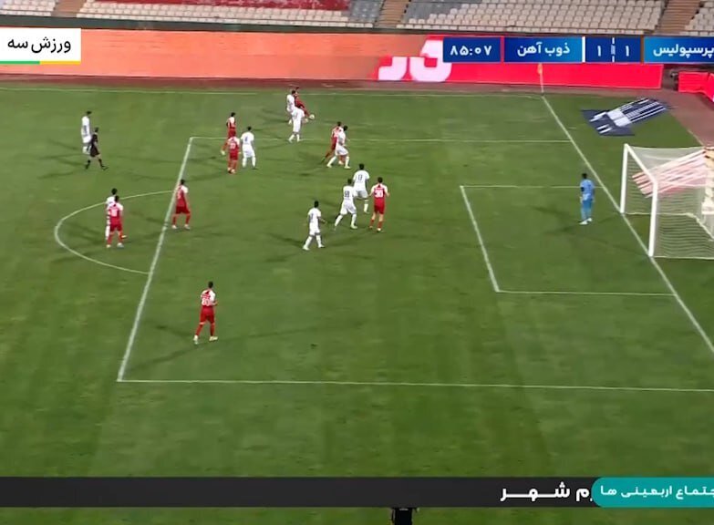 (عکس) اشتباه داوری به داد پرسپولیس و گل‌محمدی رسید