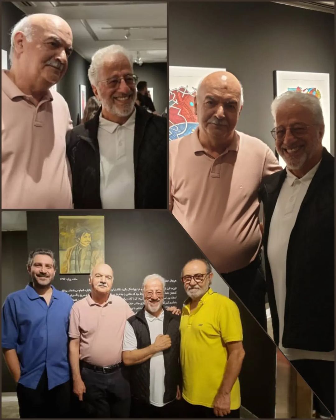عکس صمیمی بازیگر پایتخت با ایرج طهماسب