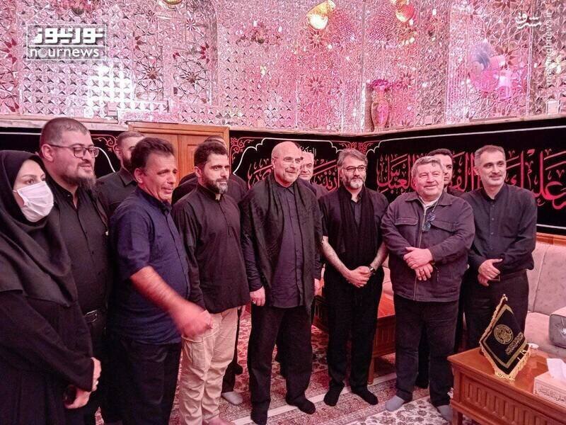 (تصویر) لحظه زیارت قالیباف در نجف اشرف همراه با یک اصلاح‌طلب