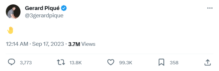 (عکس) توییت جنجالی جرارد پیکه بعد از برد بارسلونا