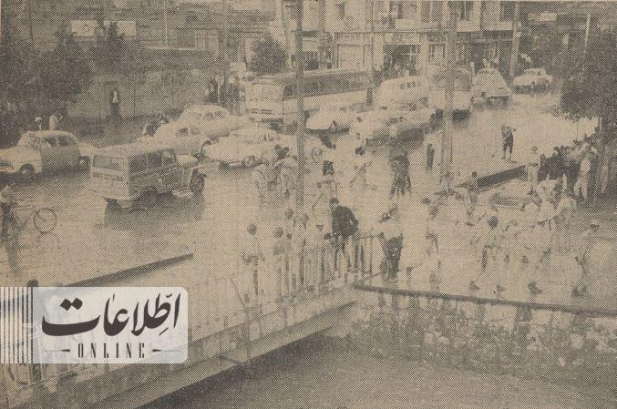 (عکس) سیلی عجیبی که شرق تهران را برد