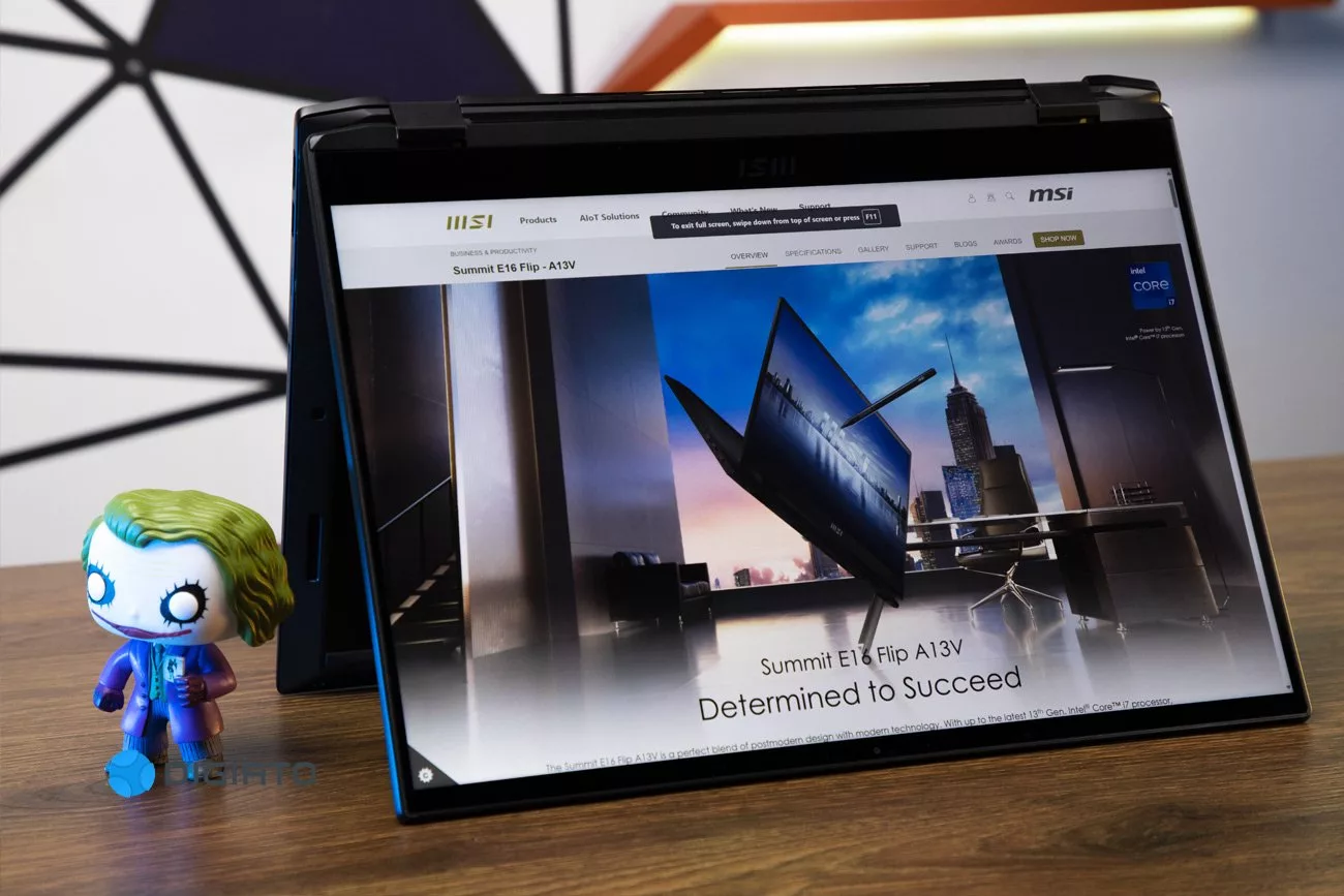 لپ تاپ MSI Summit E۱۶ Flip
