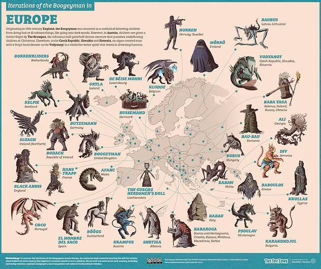 با اسم لولوخورخوره‌های کشور‌های مختلف جهان آشنا شوید