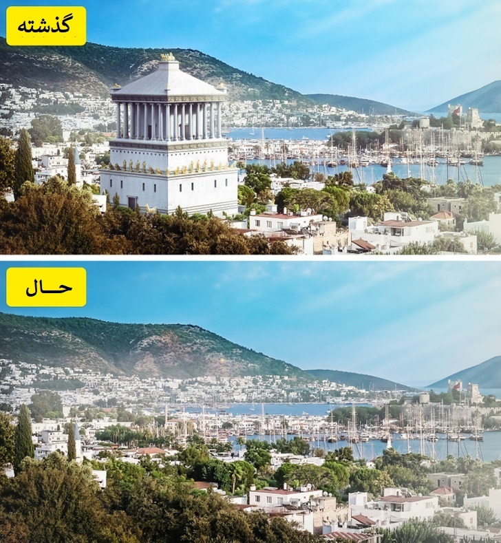 عجایب هفتگانه دنیای باستان در گذشته چه شکلی بودند؟//