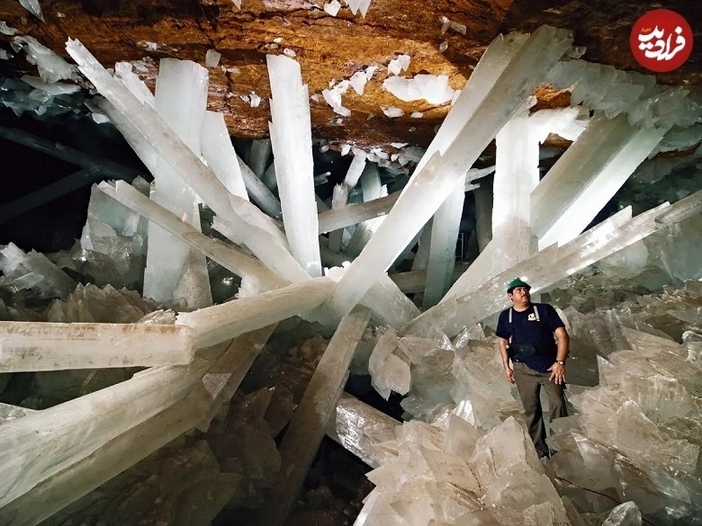 (عکس) غار حیرت‌انگیزی که شبیه یک سیاره بیگانه است