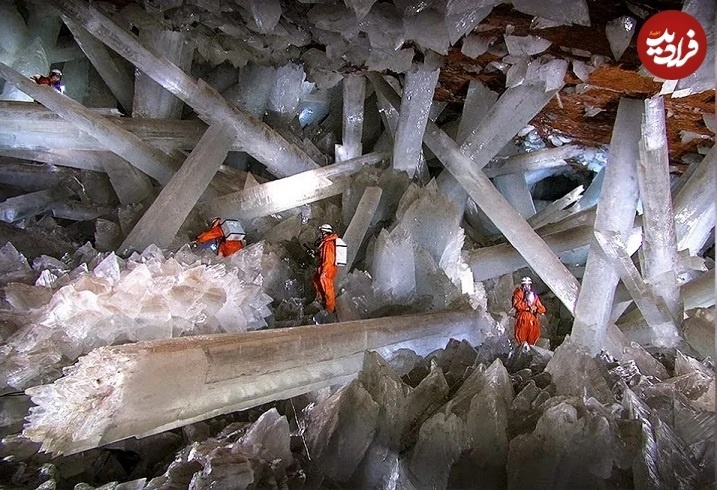 (عکس) غار حیرت‌انگیزی که شبیه یک سیاره بیگانه است