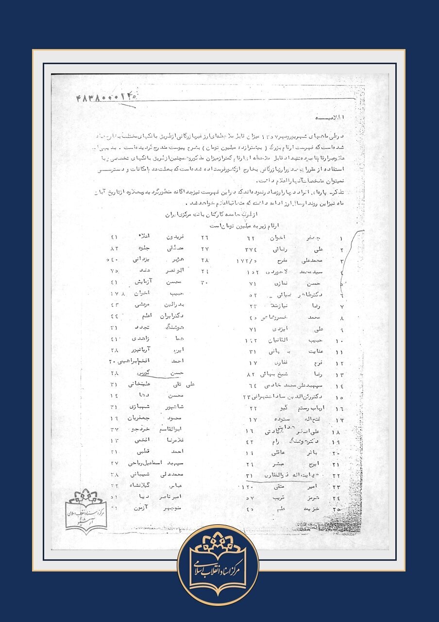 لیست اموال مصادره‌ای رئیس اداره سوم ساواک / پرویز ثابتی هنگام فرار از ایران چه چیز‌هایی با خود برد