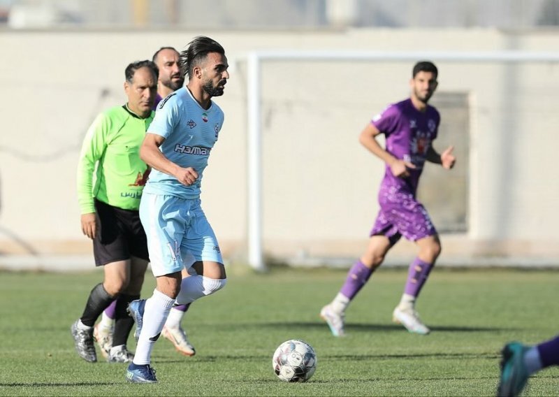 (عکس) اولین تصویر از مهاجم پرسپولیسی پس از تصادف ترسناک
