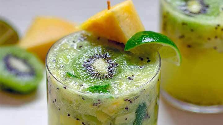 طرز تهیه موهیتو کیوی به روش خانگی