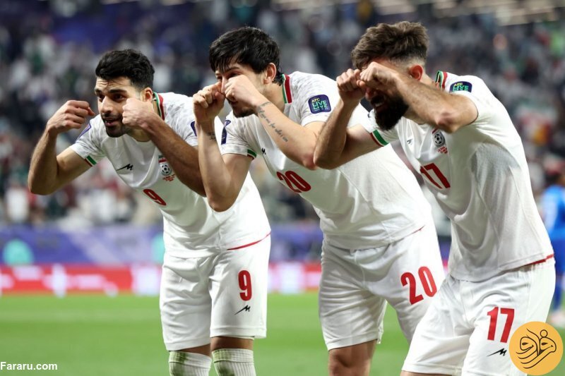 (عکس) خوشحالی جنجالی بازیکنان تیم ملی مقابل اماراتی‌ها