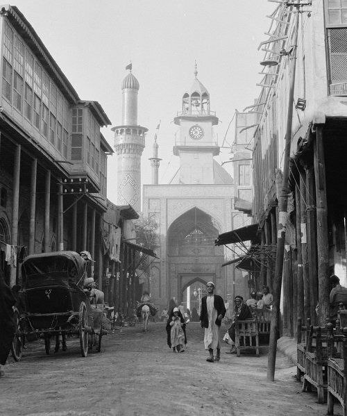حدود ۹۰ سال پیش؛ حرم امام حسین (ع) در کربلا
