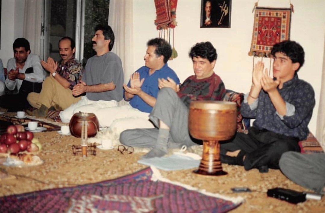 تصاویر کمتر دیده شده از زنده یاد جمشید عندلیبی در کنار شجریان