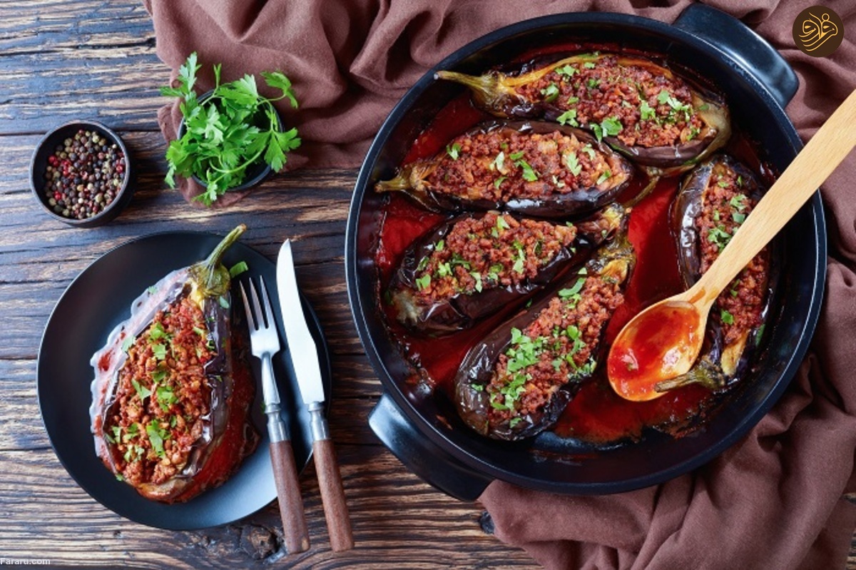 بادمجان شکم پر