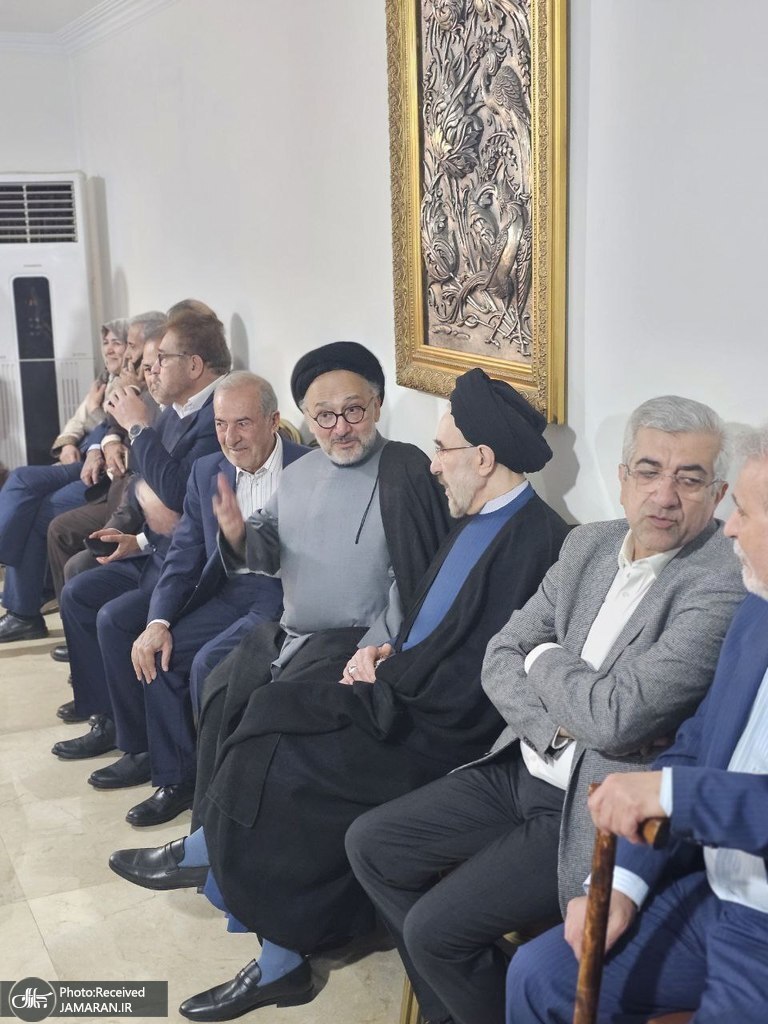 (تصاویر) مراسم عید دیدنی سید محمد خاتمی برگزار شد