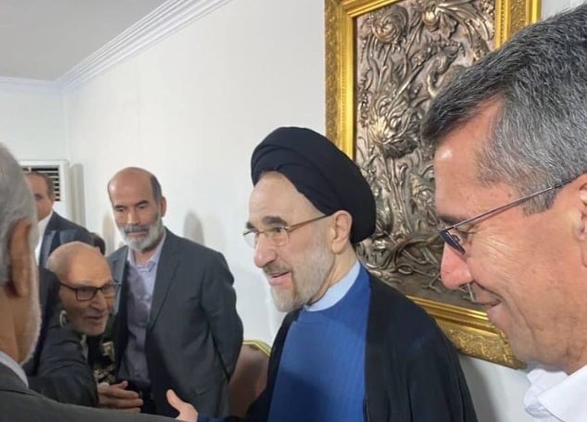 (تصاویر) مراسم عید دیدنی سید محمد خاتمی برگزار شد