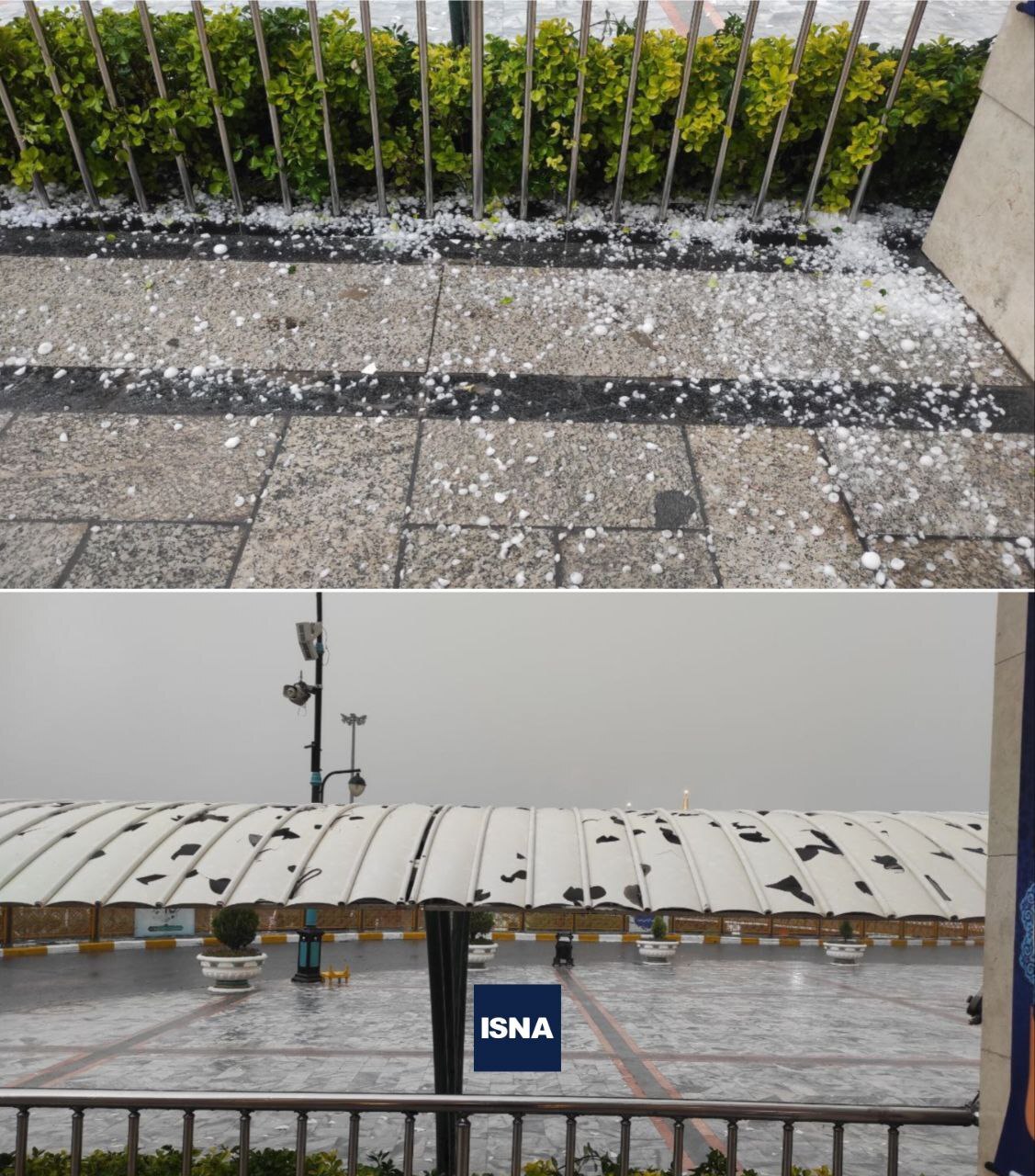 هم اکنون، بارش شدید باران و سیل دوباره در مشهد