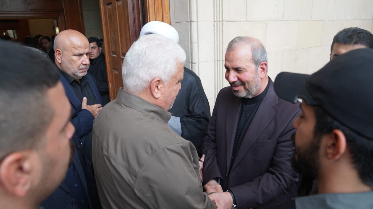 (عکس) رئیس الحشدالشعبی به سفارت ایران رفت