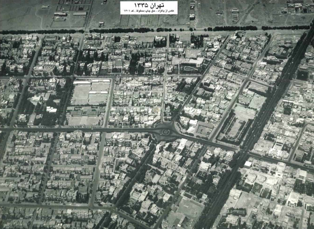 تصویر دیده نشده از میدان انقلاب ۶۸ سال قبل