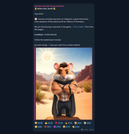 تغییرات جدید بازی همستر کامبت؛ سطح نهایی آواتار‌های کاربران معرفی شد!