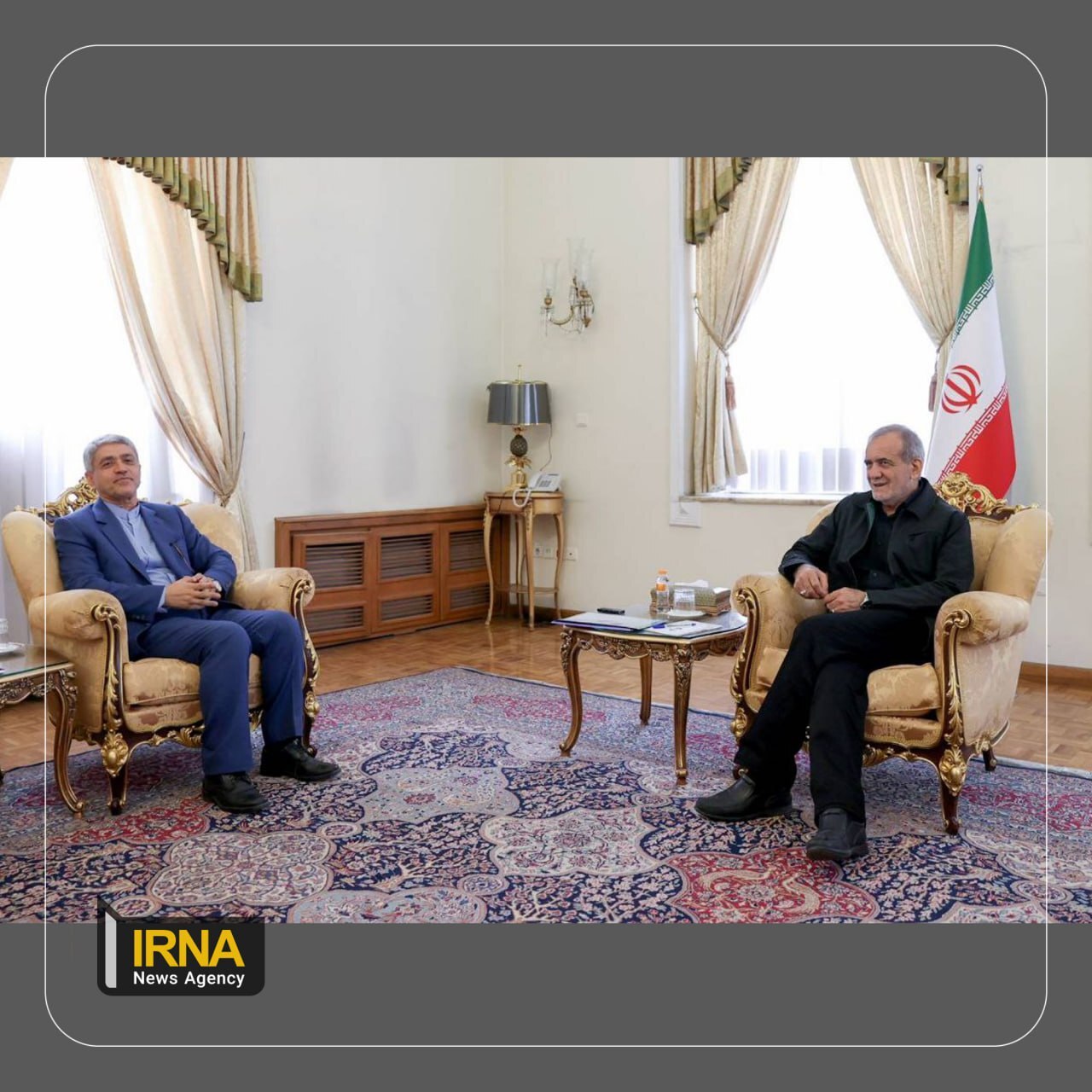 طیب‌نیا با رئیس جمهور منتخب دیدار کرد