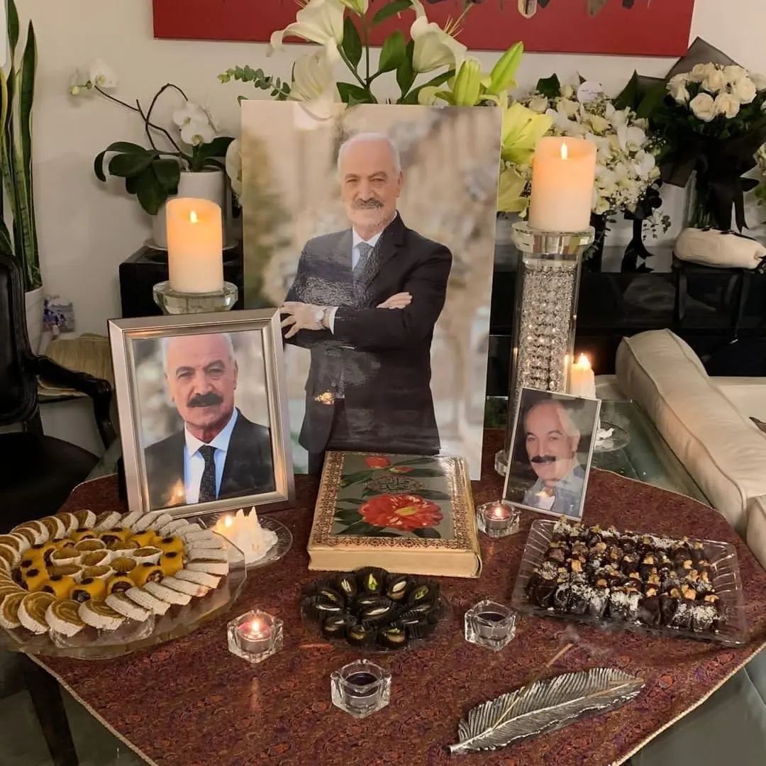 (تصاویر) چهره بغض‌آلود فرزندان سعید راد بعد از فوت پدرشان