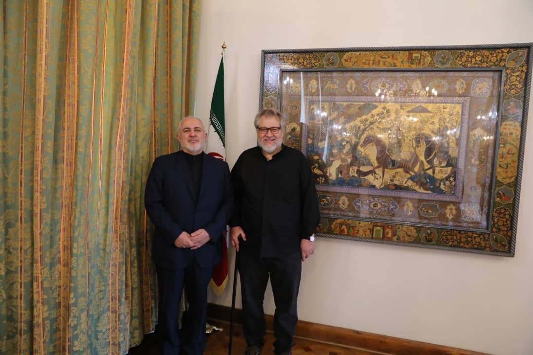 (تصویر) عکس متفاوت از ظریف که حسام الدین آشنا علنی کرد