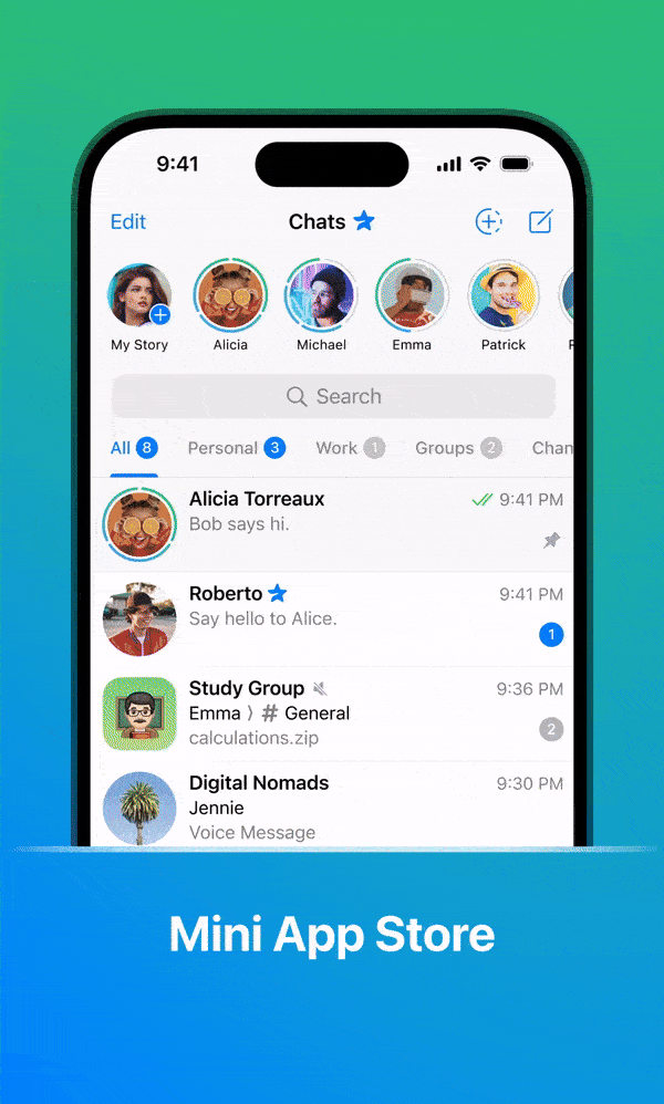 آپدیت جدید تلگرام منتشر شد: از مرورگر چندزبانه تا مینی اپ‌استور