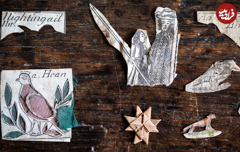 کشف کاردستی‌های ۳۰۰ سالۀ دختران دانش‌آموز در زیر این خانۀ قدیمی