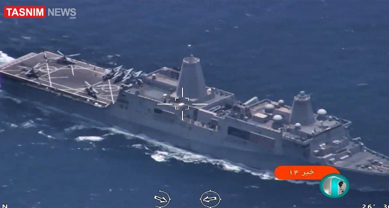 تصاویری جدید از رهگیری شناور‌های ارتش آمریکا توسط سپاه پاسداران